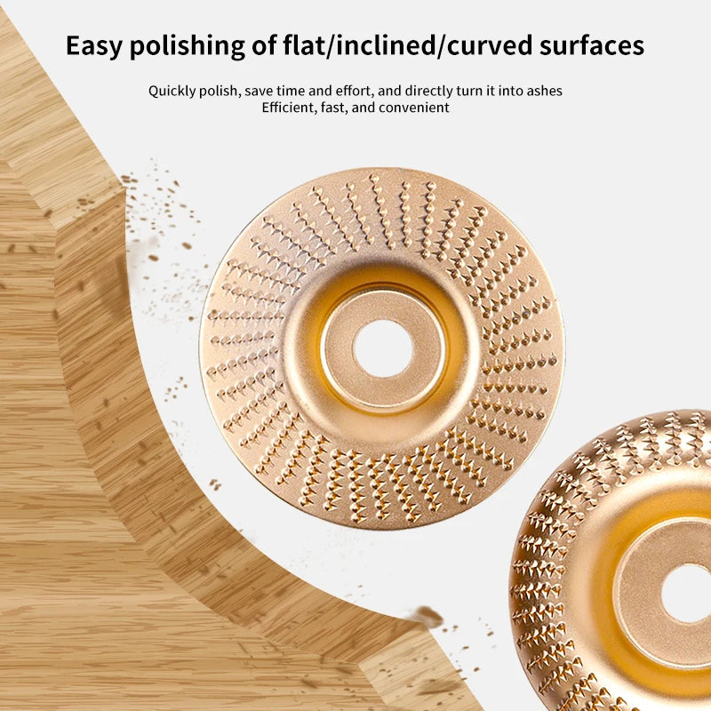 Woodworking Grinding Disc 3-Piece Set – Cut, Carve & Polish