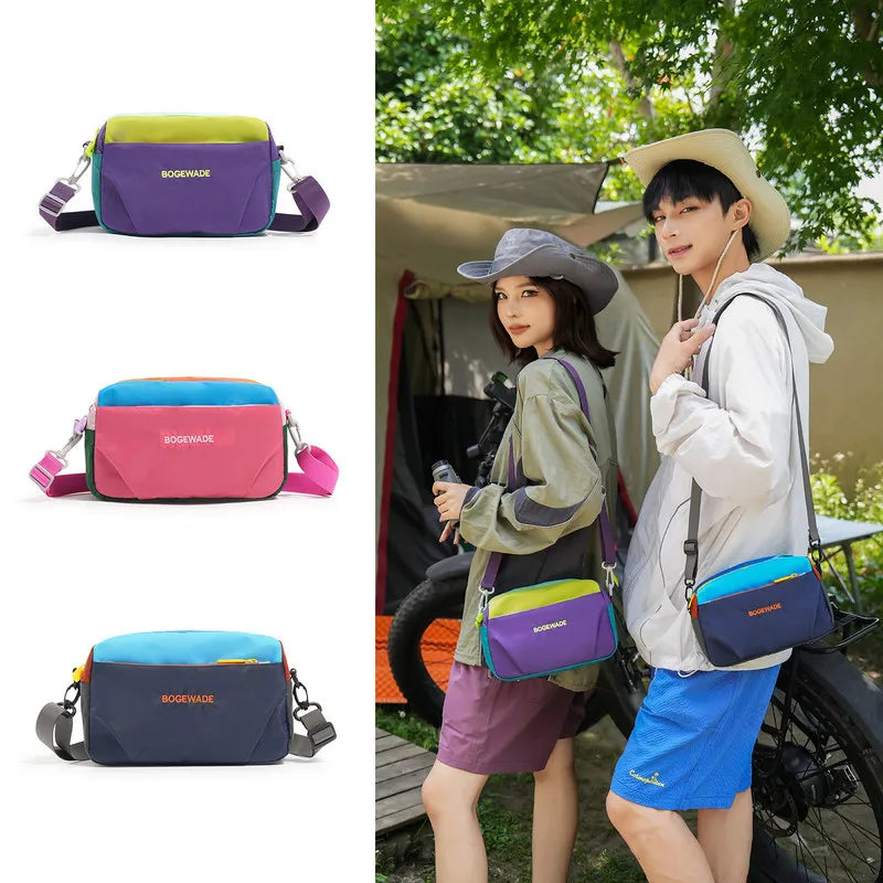 Nixie Purple Contrast Crossbody Bag – Lightweight Sports Phone Bag Crossbody Bag Nixie