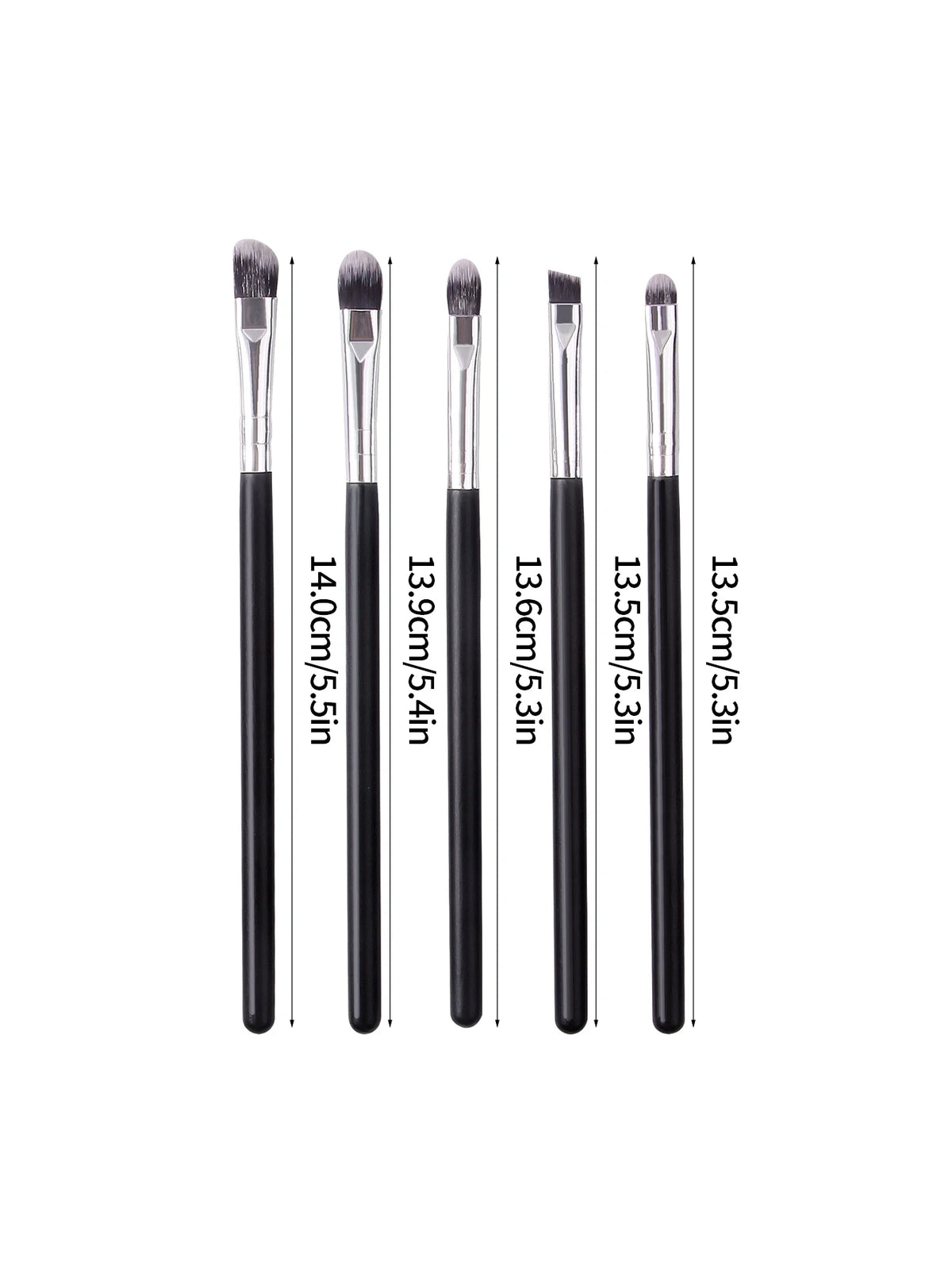 5-Piece Eye Makeup Brush Set – Eyeshadow & Blending Brushes Eye Makeup Brush Set Nixie