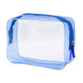 PVC Transparent Cosmetic Bag – Waterproof Travel Toiletry Bag Cosmetic Travel Bag Nixie Blue-XL