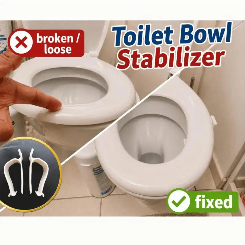 Toilet Seat Stabilizer – Fix Wobbly Lid & No-Touch Lifter