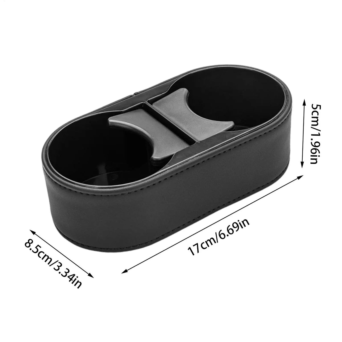 Double Car Cup Holder Adhesive Dashboard Beverage Bracket
