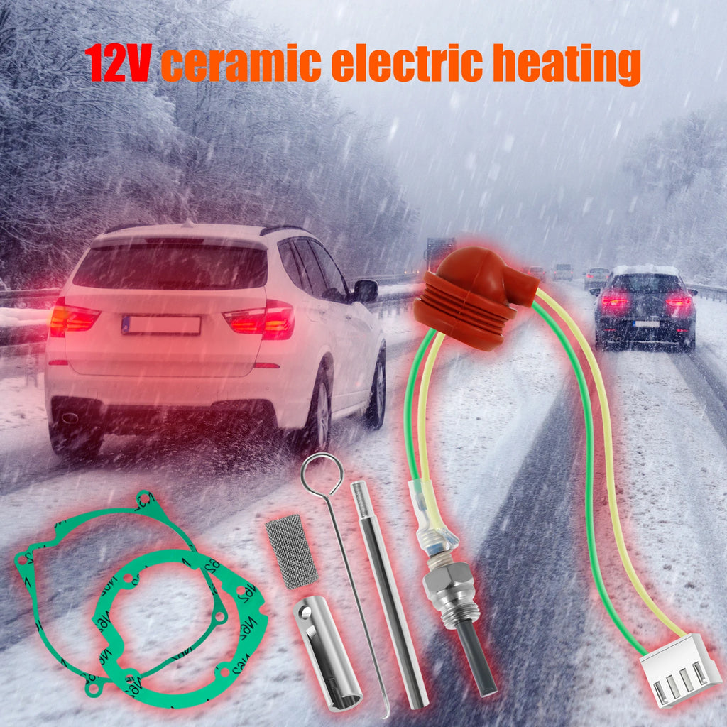 Ceramic Glow Plug Kit for 12V 2KW 5KW 8KW Diesel Heater Glow Plug Repair Kit Nixie