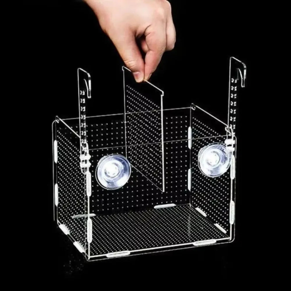Acrylic Aquarium Isolation Box – Fry Breeder & Spawning Hatchery