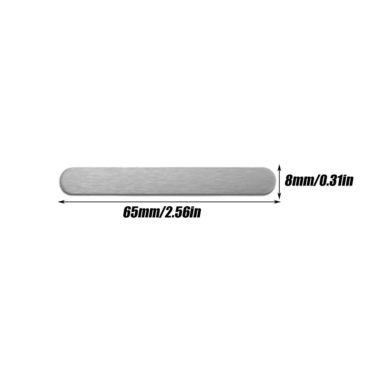 10PCS Self-Adhesive Steel Plates for Magnetic Mounts | Slim Strip Adhesive Steel Plates Nixie