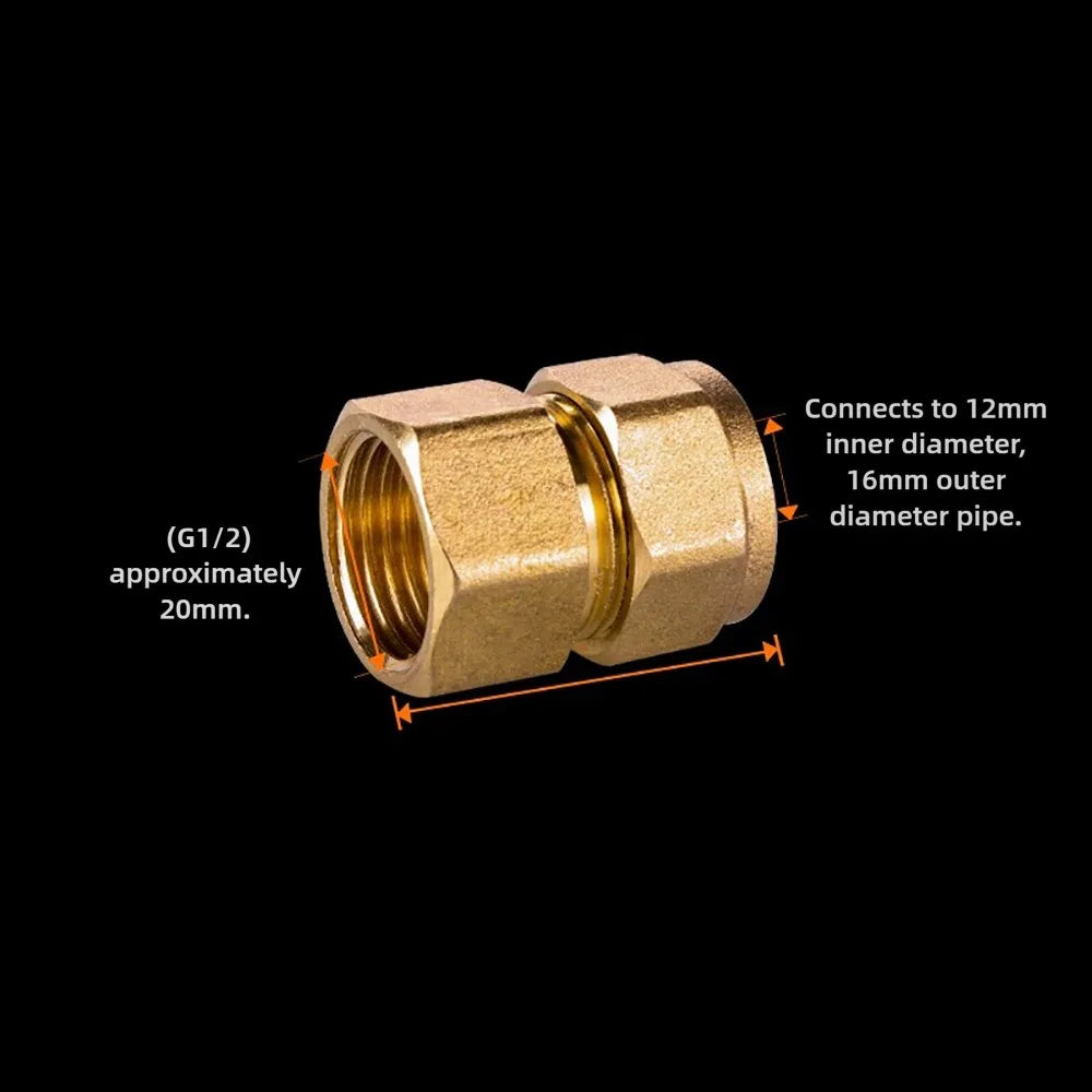 Brass Pipe Fitting Male/Female Thread Solar Water Heater 2/3 Way Brass Pipe Fitting Nixie 2