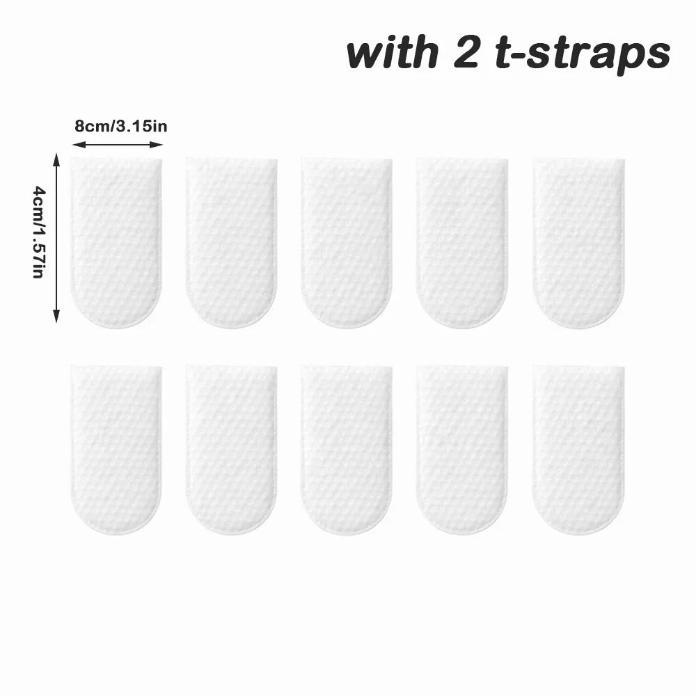 Universal Faucet Filter Cotton Anti-Splash Tap Water Filter Bags Faucet Filter Nixie 10pcs-2 t-straps