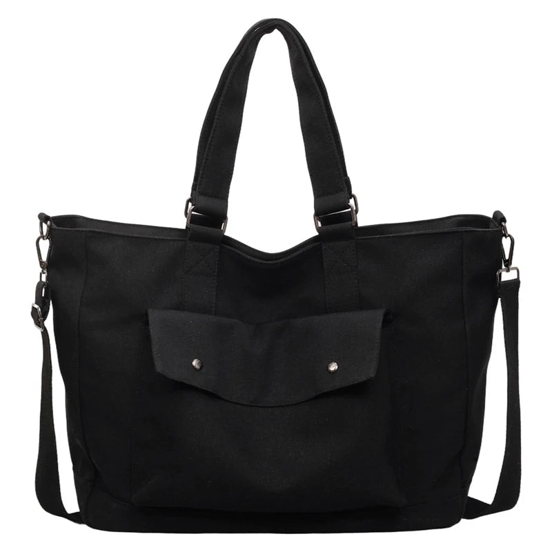 Nylon Tote Bag Large Capacity Shoulder & Crossbody Purse