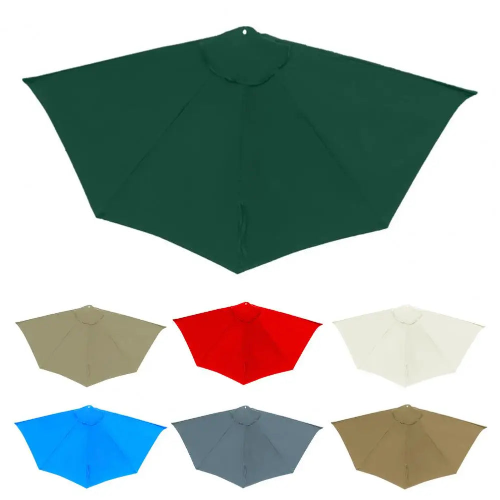 Semi-Circular Umbrella Replacement Canopy UV30+ Outdoor Shade Umbrella Replacement Canopy Nixie