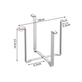 Foldable Stainless Steel Trash Bag Holder – Kitchen & Garage Trash Bag Holder Nixie 1pc