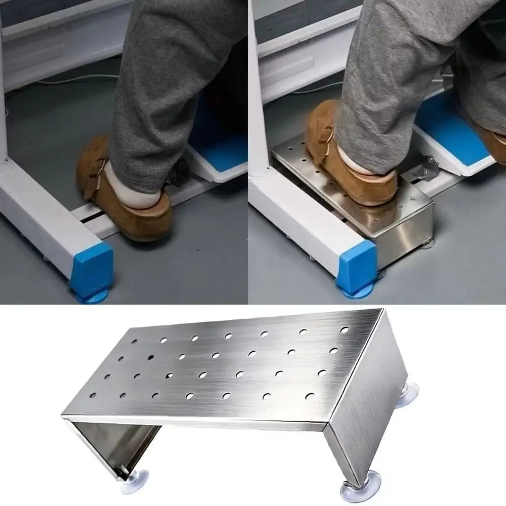Stainless Steel Footrest Platform – Suction Cup, No Install Footrest Platform Nixie