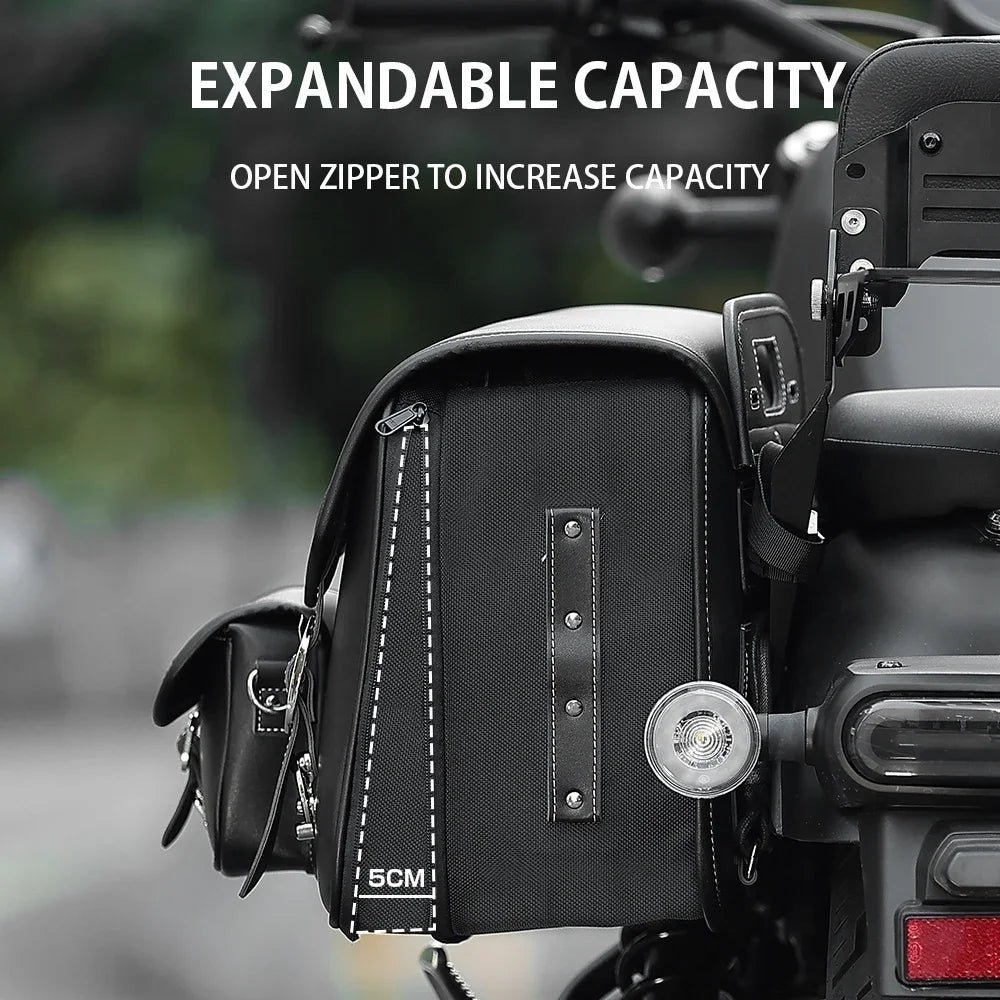 KEMiMOTO 15L Waterproof Motorcycle Saddlebags – Honda Rebel Motorcycle Saddlebags Nixie