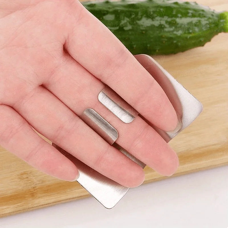 Stainless Steel Kitchen Finger Guard – Knife Safety Tool Kitchen Safety Tool Nixie