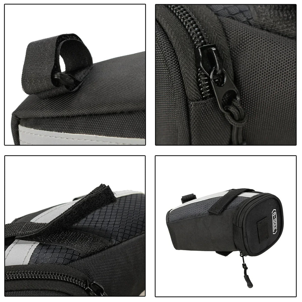 B-SOUL Ultralight Bike Saddle Bag – Large Rear Seat Storage Bag Bike Saddle Bag Nixie