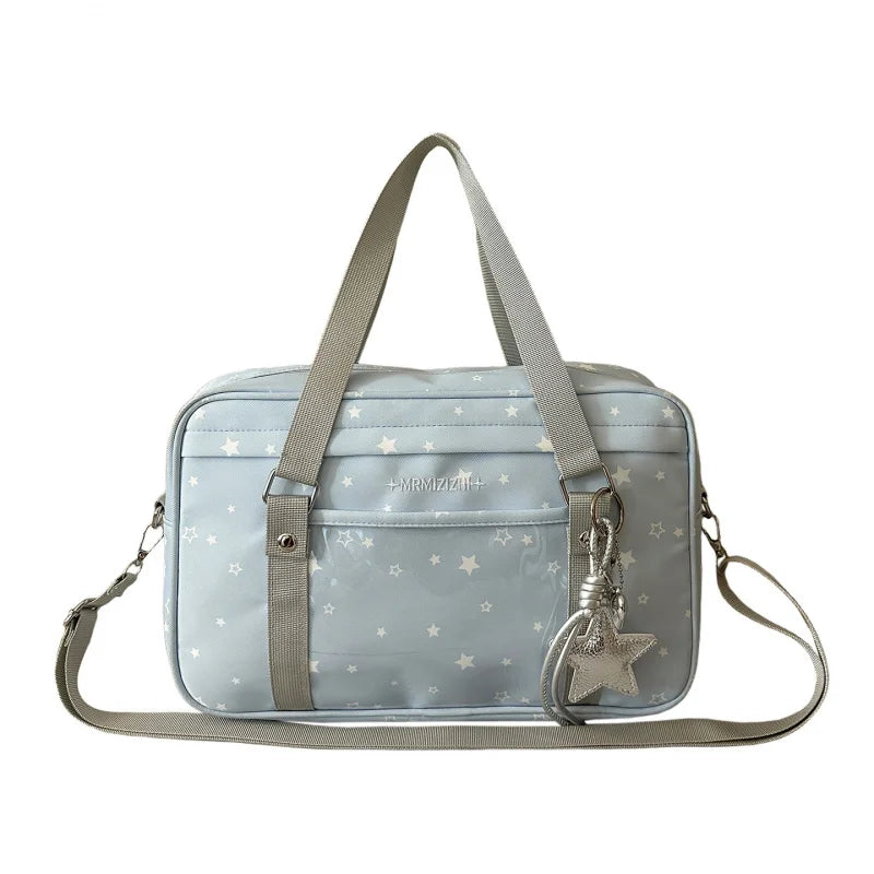 Kawaii Polka Dot Ita Bag – Anime Badge Crossbody Handbag Crossbody Ita Bag Nixie