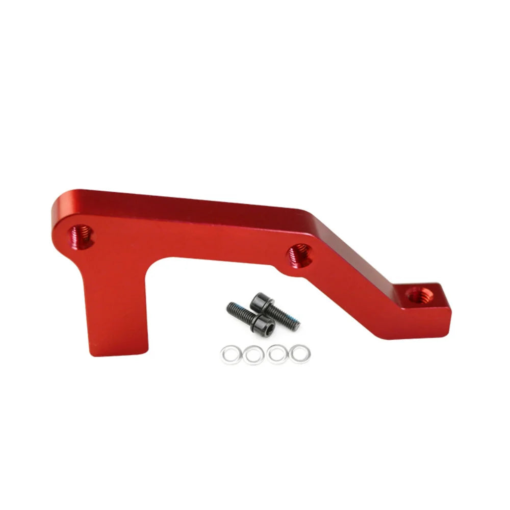 Red CNC Aluminum IS Mount Disc Brake Caliper Adapter R203