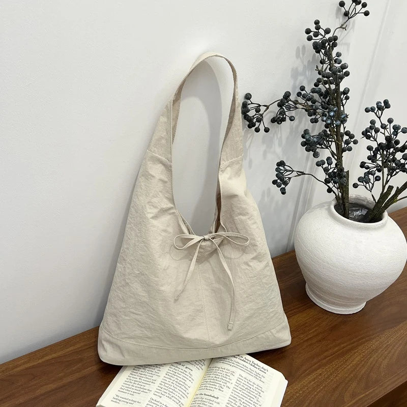 Korean Bowknot Tote Bag – Large Capacity Crossbody Shoulder Bag Women's Tote Bag Nixie