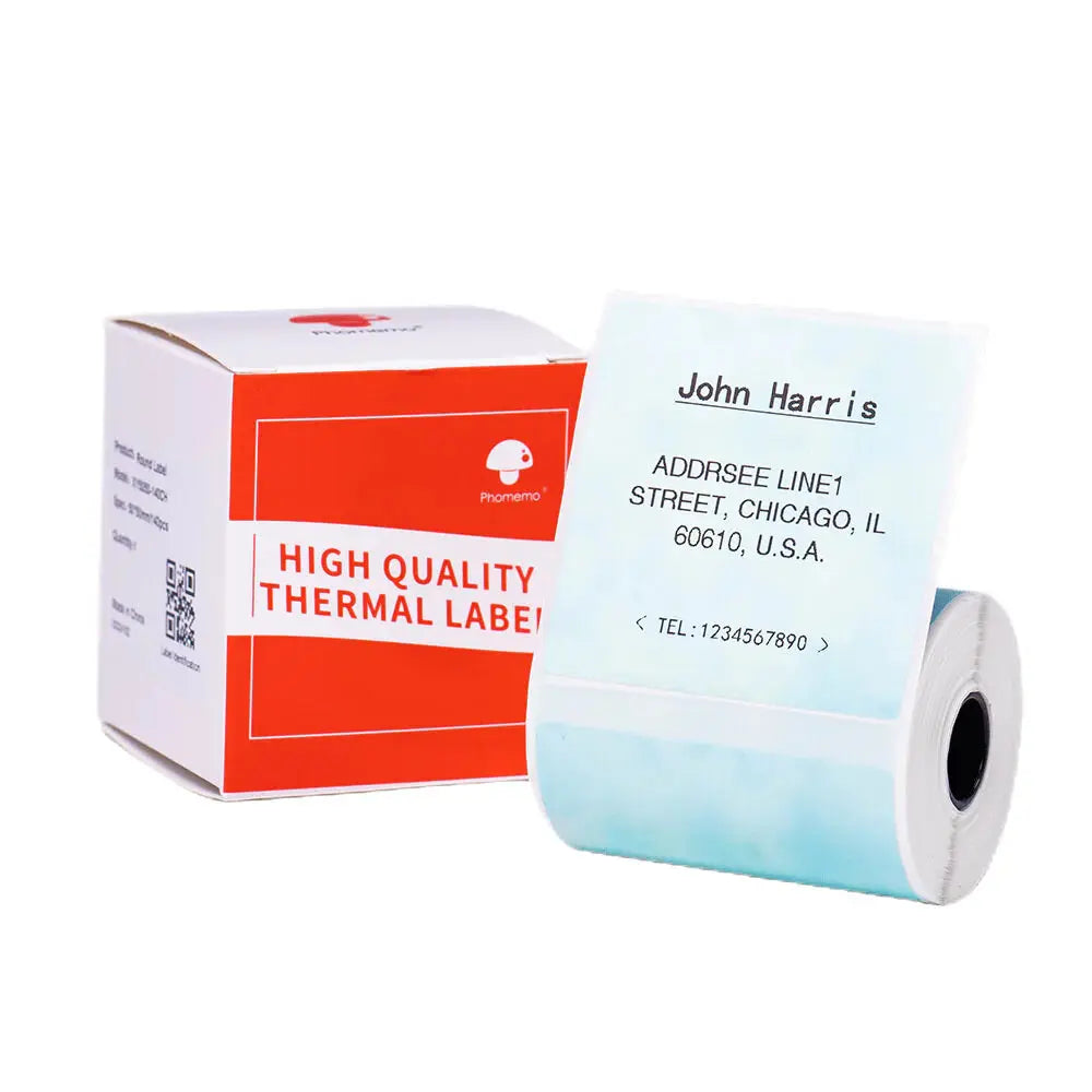Phomemo M110/M200 Self-Adhesive Thermal Label Paper Stickers