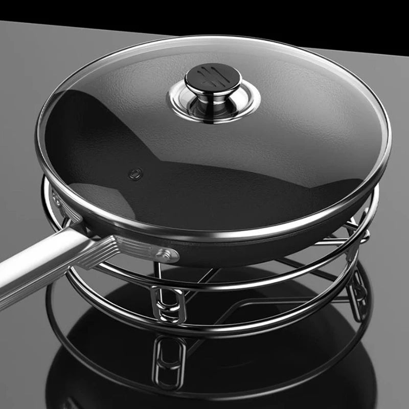 Round Stainless Steel Pot Holder Trivet & Steamer Rack Kitchen Trivet Rack Nixie
