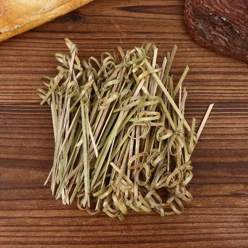 Bamboo Knot Skewers 100/200-Pack – BBQ & Cocktail Picks Bamboo Cocktail Skewers Nixie