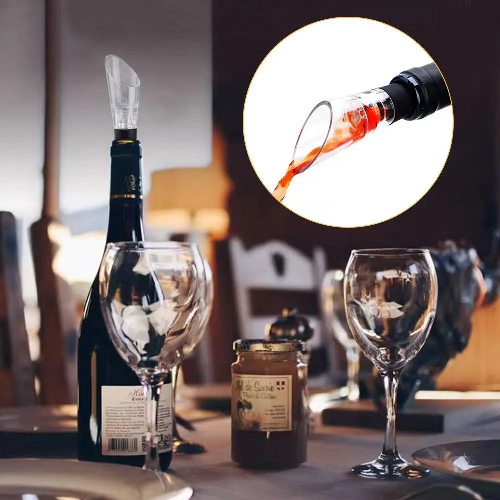 Wine Aerator Pourer Spout – Instant Aeration for Red Wine Wine Aerator Pourer Nixie