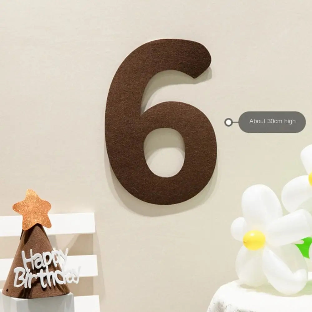 Happy Birthday Felt Banner Garland Party Decoration Bunting Party Banner Decoration Nixie