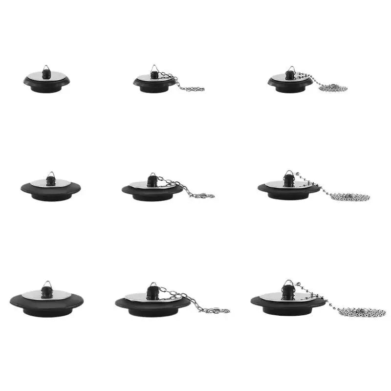 Stainless Steel Sink Stopper with Chain – Leak-Proof Drain Sink Drain Stopper Nixie