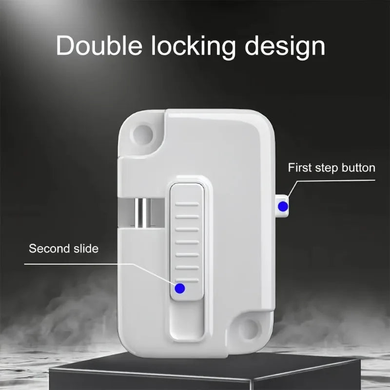 Baby Safety Window Lock – Self-Adhesive, No Drill, Anti-Pinch