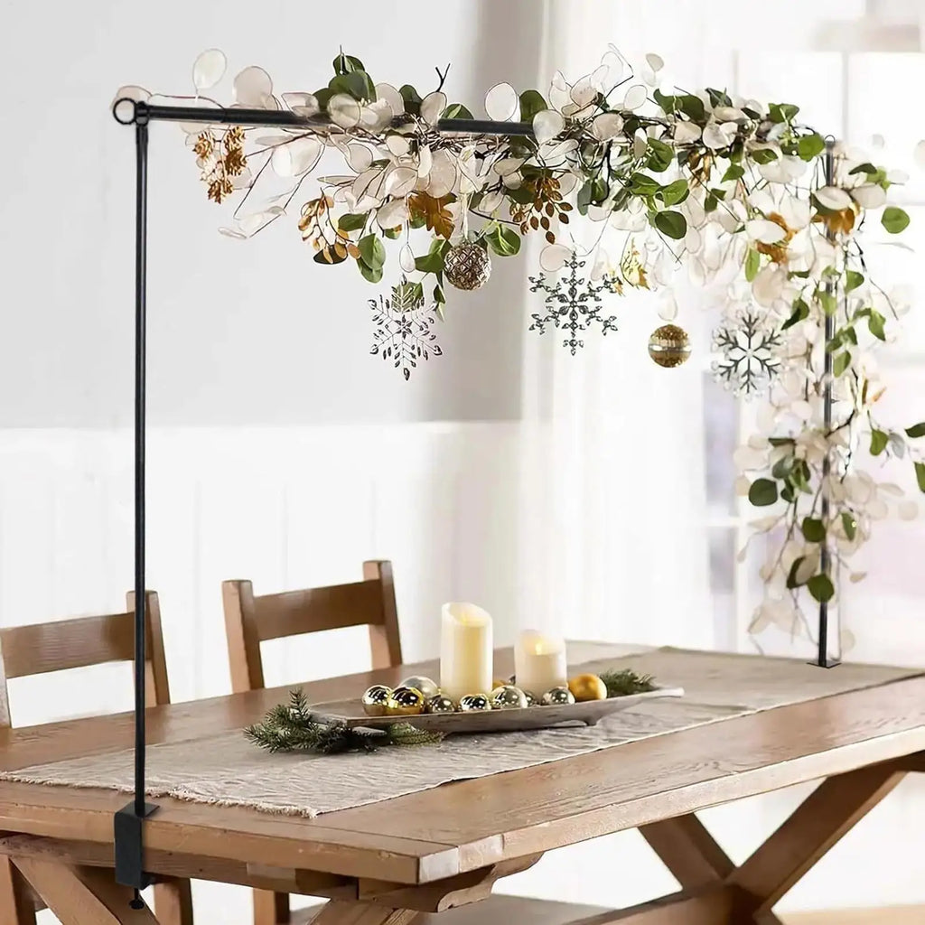 Metal Table Arch Stand with Clamps – Reusable Balloon Frame Party Arch Stand Nixie