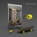 Maple Wood Finger Skateboard – Mini Fingerboard Toy Gift Finger Skateboard Nixie Yellow