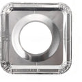 Aluminum Foil Gas Stove Liners – Disposable Covers 10/20 Pcs Stove Liner Cover Nixie 20Pcs silver