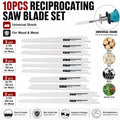 Fine Tooth Reciprocating Saw Blades – Sheet Metal & HVAC Reciprocating Saw Blades Nixie 10 White Horse saw