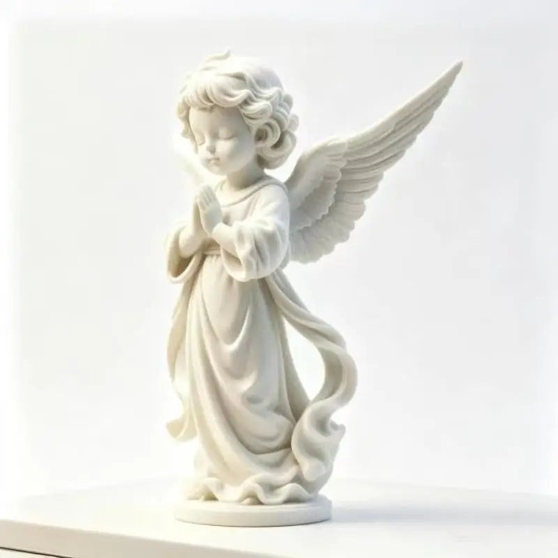 3D Printed Angel Wings Figurine | Minimalist Home Decor Statue Decorative Figurine Nixie
