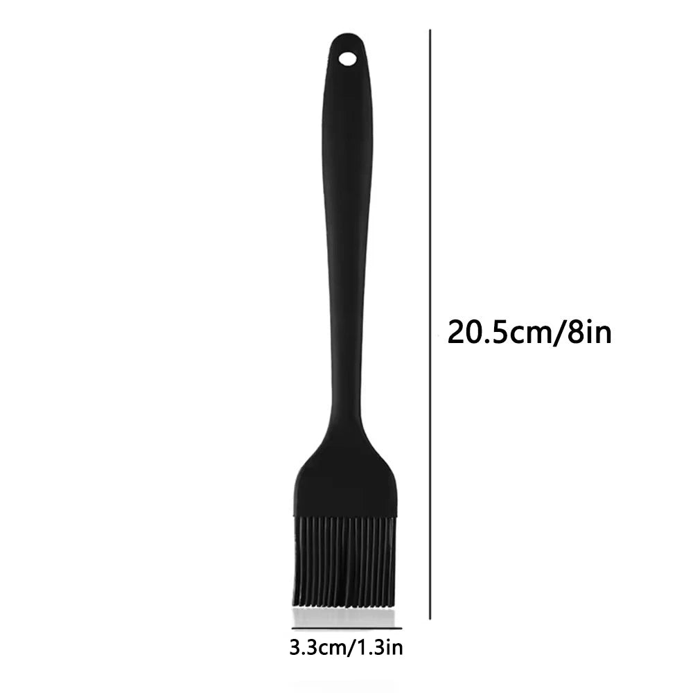 Silicone Basting Brush – Heat Resistant BBQ & Pastry Oil Brush Silicone Basting Brush Nixie