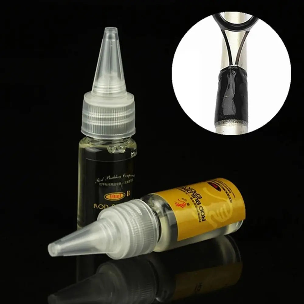 2Pcs Epoxy Resin Fishing Rod Repair Glue – AB Transparent Adhesive Fishing Rod Repair Glue Nixie