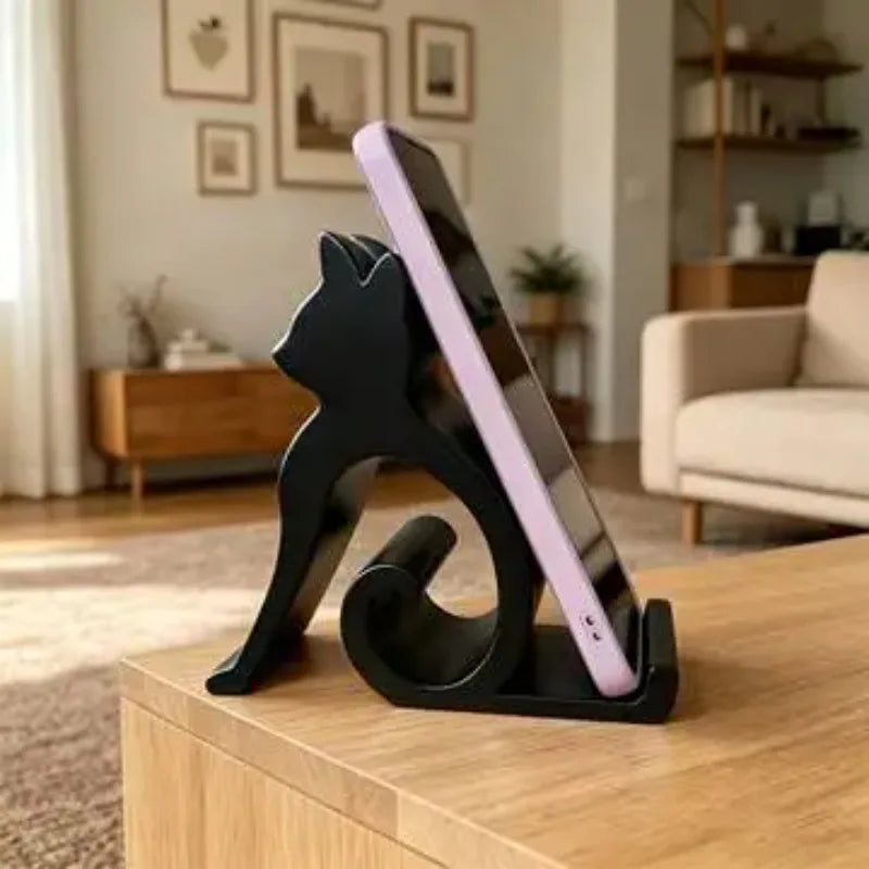 Cute Cat Phone Stand – Universal Holder for Phones & Tablets Phone Stand Nixie