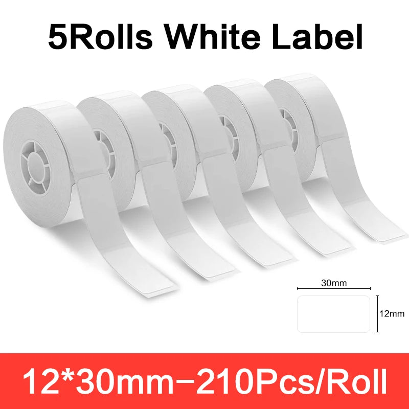NiiMbot D110 Thermal Label Rolls for D11 D101 – 3/5/10 Pack
