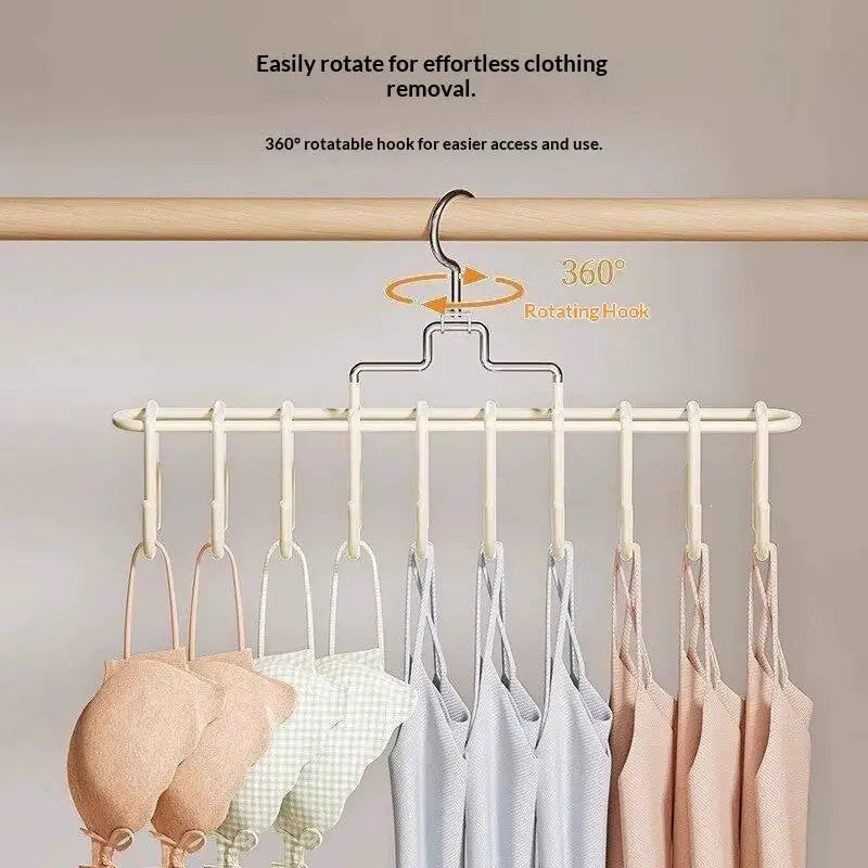 20-Hook Space-Saving Multi Hanger | Wardrobe Organizer Multi-Hook Wardrobe Hanger Nixie