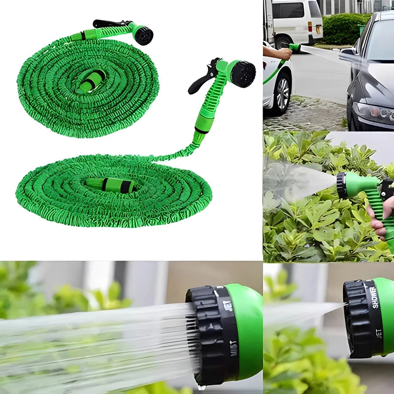 Expandable Magic Garden Hose 25–75FT | 7-Mode Spray Nozzle Expandable Garden Hose Nixie