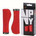 Ergonomic Lock-On MTB Bicycle Handlebar Grips | Non-Slip Bike Handlebar Grips Nixie Red