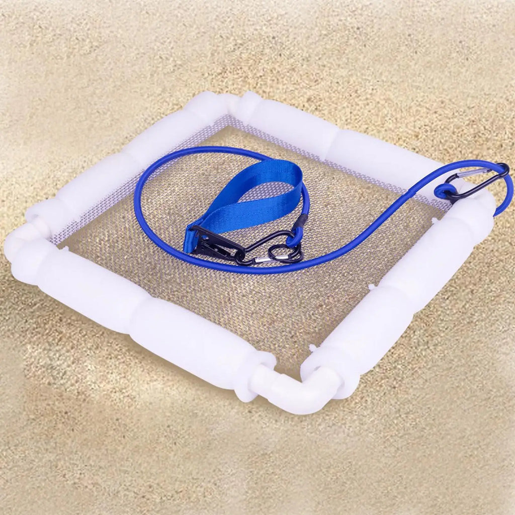 Floating Shark Tooth Sifter Strainer with Wrist Strap