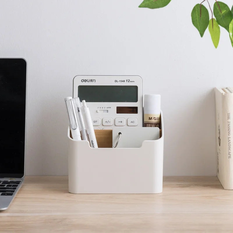 Plastic Desktop Storage Box – Remote & Cosmetics Organizer Desktop Storage Box Nixie