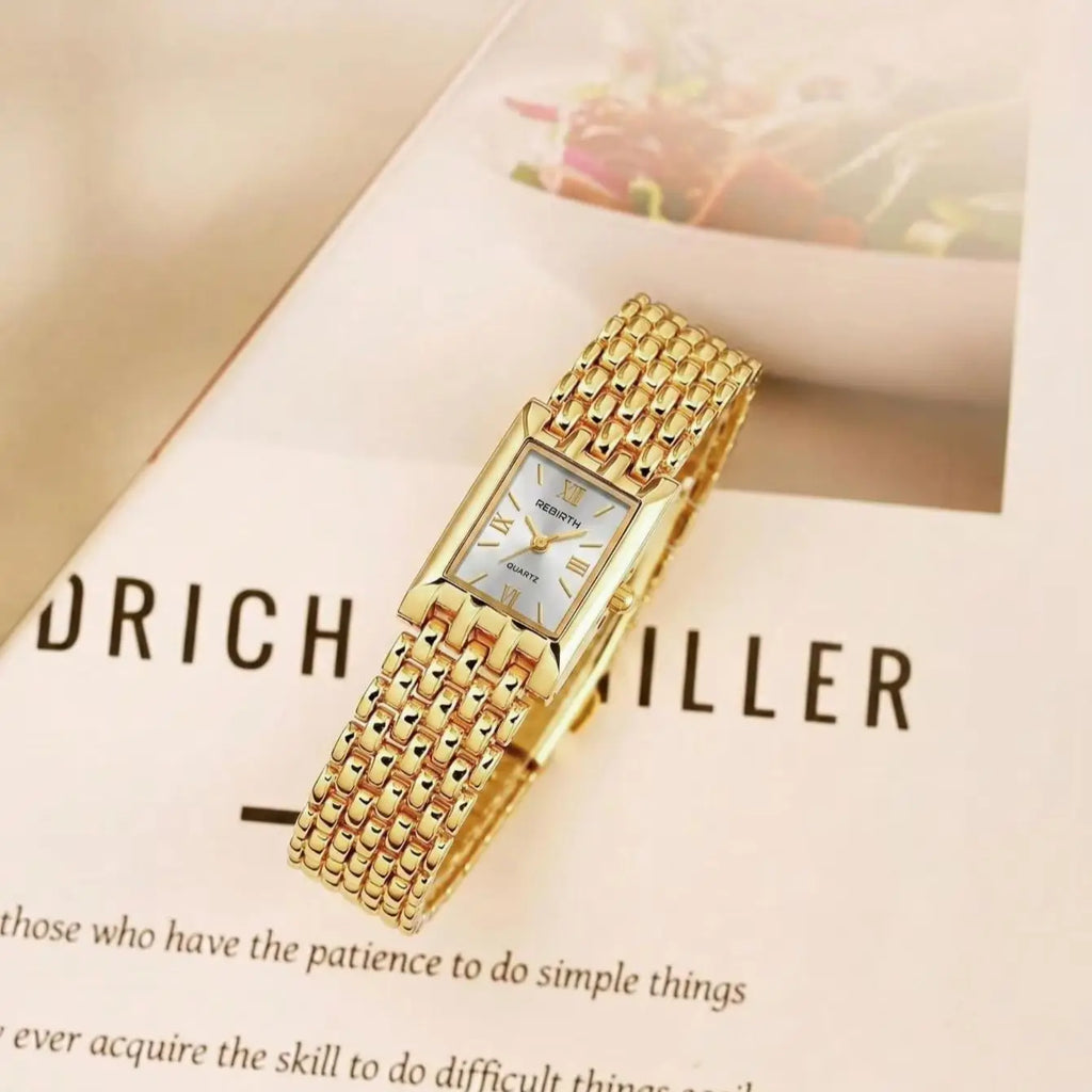 REBIRTH Women's Quartz Watch – Minimalist Light Luxury Style Women's Fashion Watch Nixie