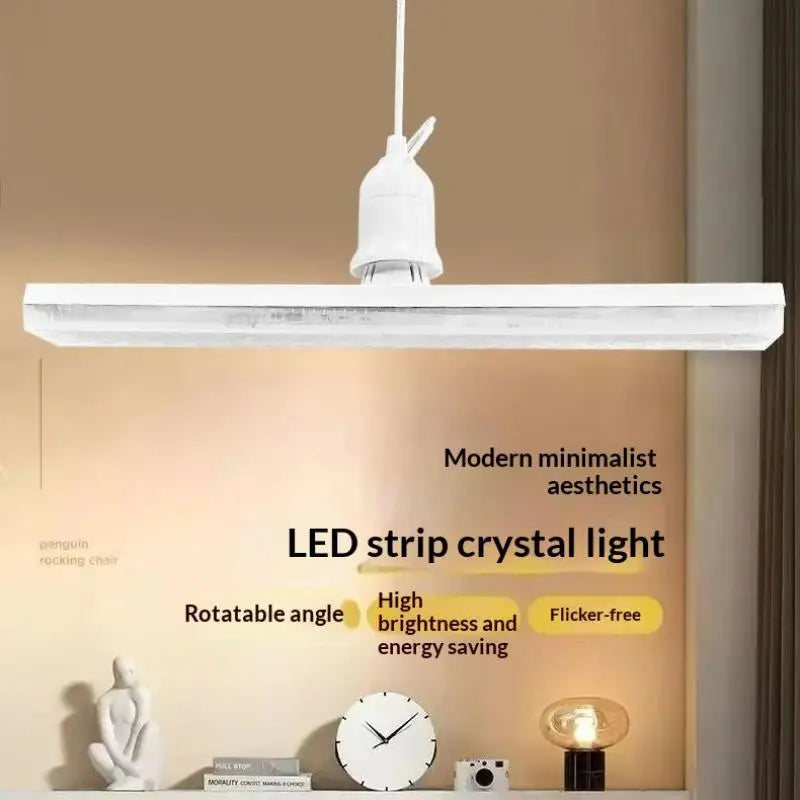 E27 LED Strip Tube Bulb 40W 80W Cool White Indoor Light LED Strip Bulb Nixie