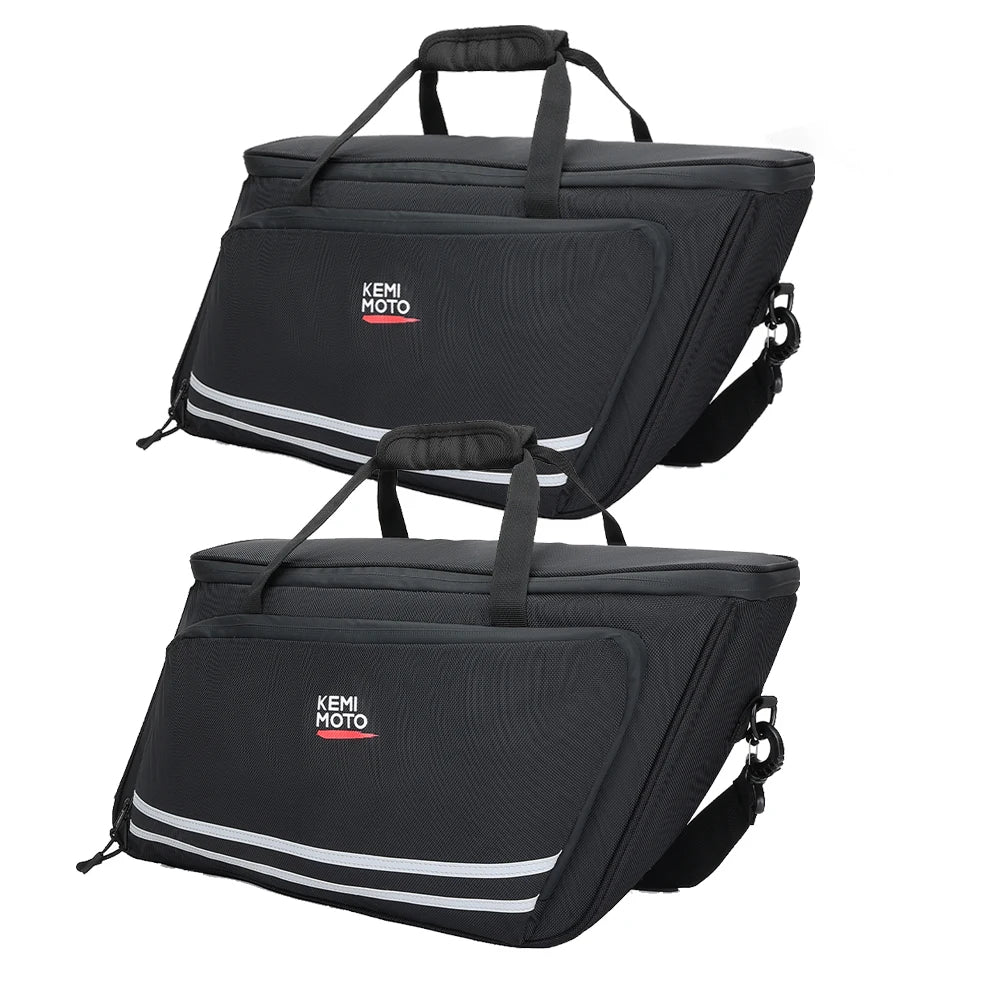 Motorcycle Saddlebag Cooler Bag 22L Leakproof Insulated Insert Motorcycle Cooler Bag Nixie 2Pcs