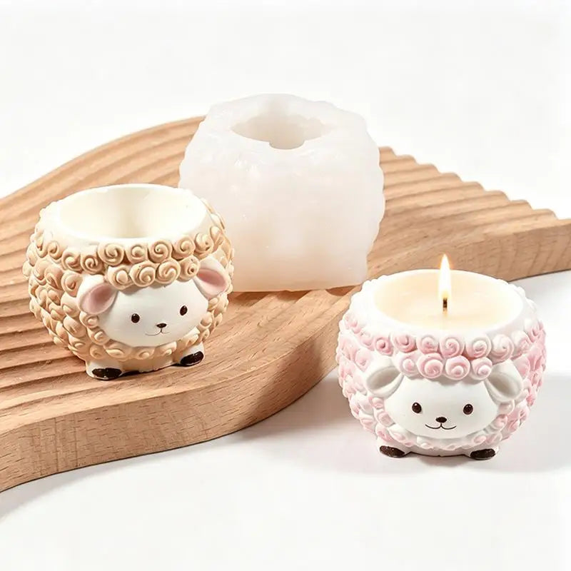 Sheep Silicone Candle Mold – Reusable DIY Craft Mould Silicone Craft Mold Nixie