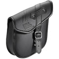 Retro PU Leather Motorcycle Saddlebag – Sportster Softail Dyna Motorcycle Saddlebag Nixie Black