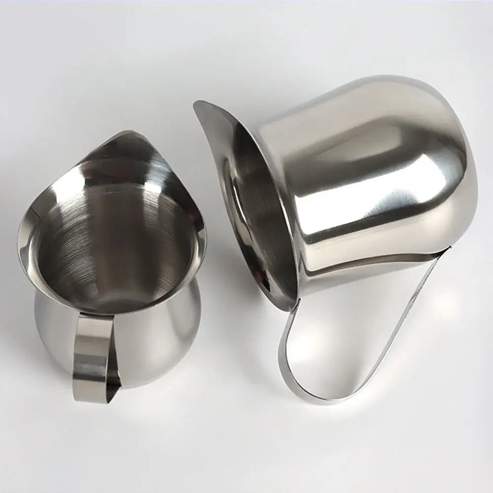 Stainless Steel Milk Frothing Pitcher Cup with Pouring Spout Milk Frothing Pitcher Nixie