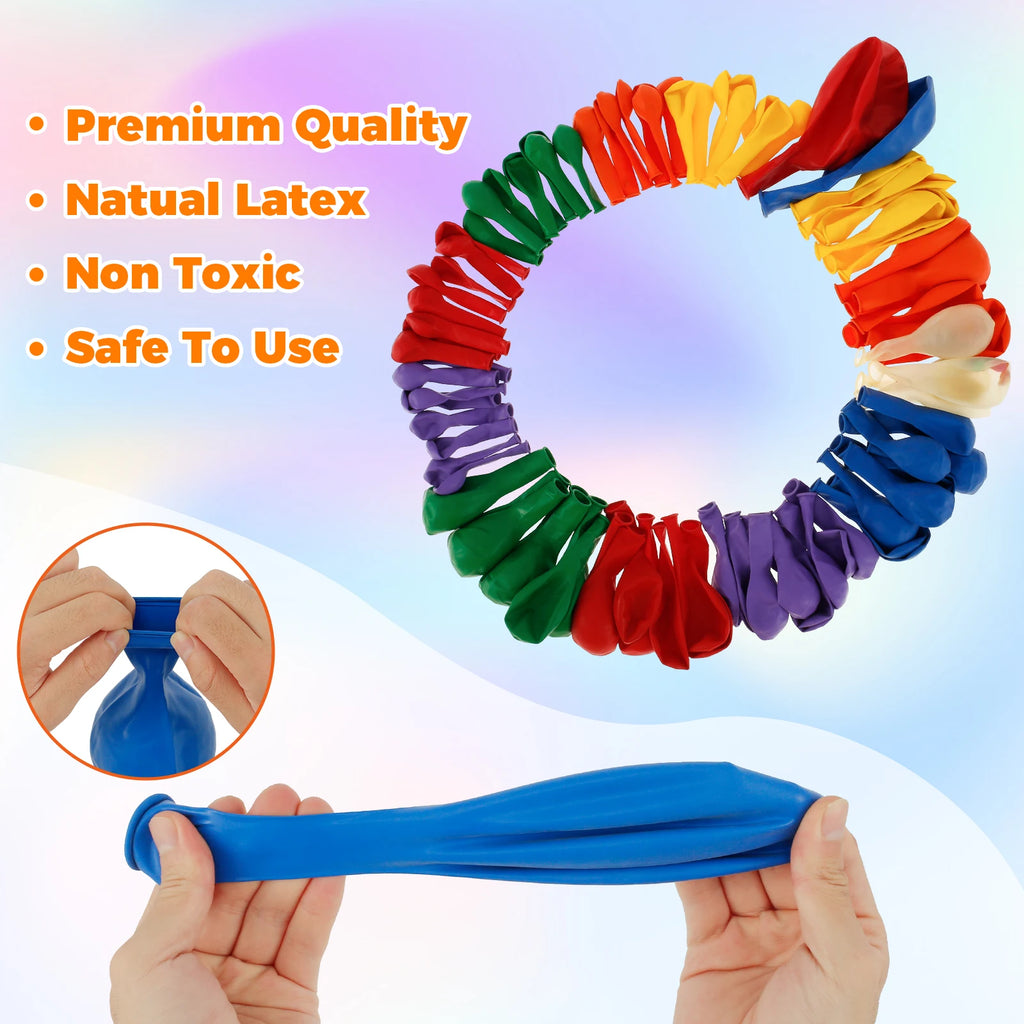 96Pcs Balloon Arch Garland Kit – Colorful DIY Latex Party Set Balloon Arch Kit Nixie