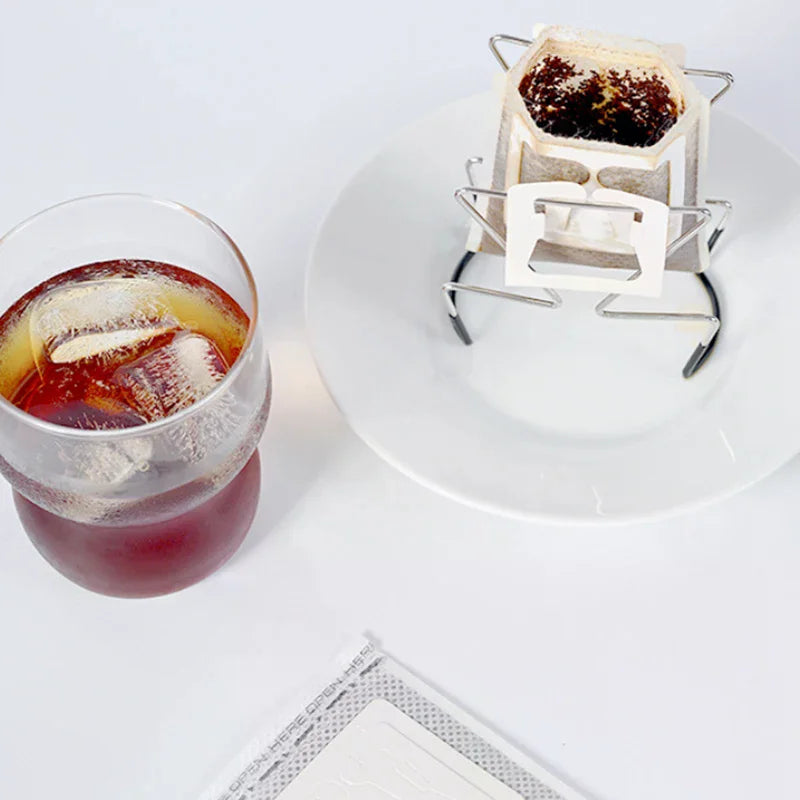 Stainless Steel Drip Bag Coffee Filter Holder | Portable Stand Coffee Filter Holder Nixie